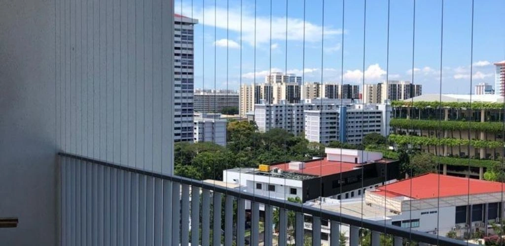 Balcony Pigeon Net Installation Guide